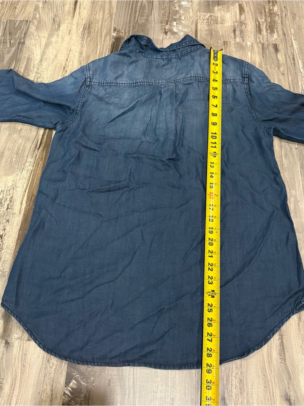 Buffalo David Bitton Soft Lightweight Denim Shirt Womens M - Picture 7 of 9